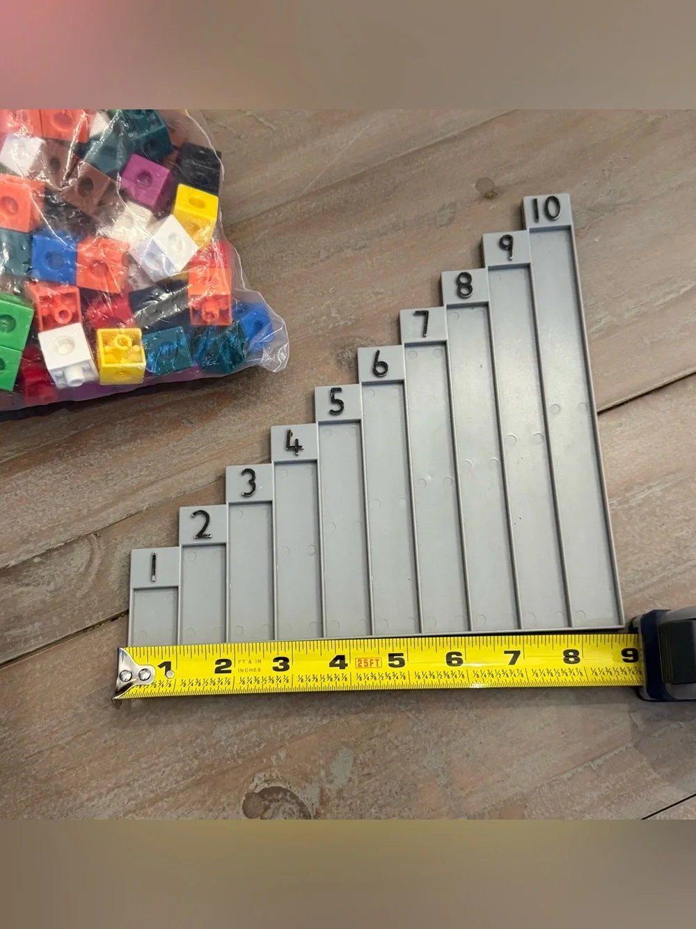 Math Linking Cubes Counting Blocks Manipulatives STEM Homeschool Preowned